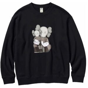 Kaws x Uniqlo UT Long Sleeve Sweatshirt - Black M